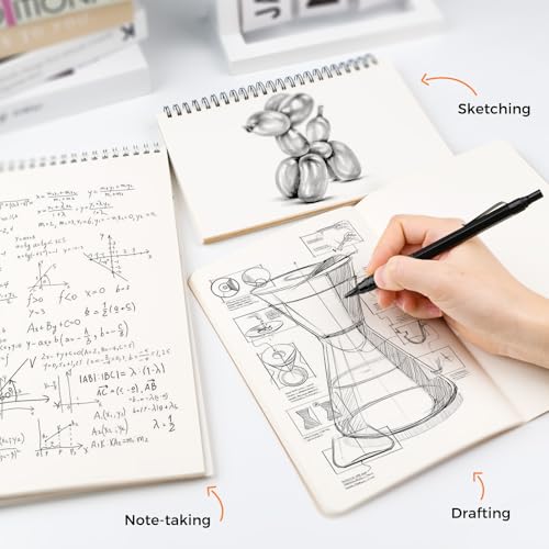 4PCS Metal Mechanical Pencil Set, 0.5mm+0.7mm, Storage Case, Black＆Silver - color: Silver+Black (4PCS)