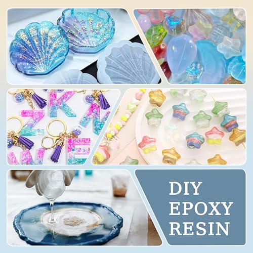 Alcohol Ink Set - 16 Colors Vibrant Colors High Concentrated Alcohol-Based Ink, Concentrated Epoxy Resin Paint Colour Dye Great for Resin Petri Dish, Coaster, Painting -10ml Each