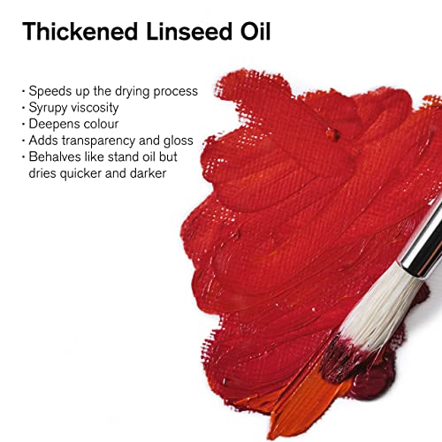 Winsor & Newton Sansodor Thickened Linseed Oil, 75ml (2.5oz) Bottle - color: Thickened Linseed Oil, style: 2.5-oz Bottle