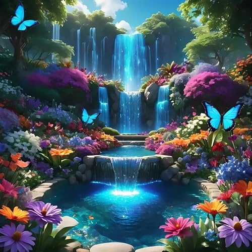 Landscape Scenery Paint by Numbers Kit for Adults Beginner 16X16 inch - color: PB206-1