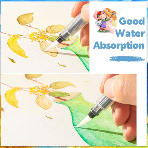 35 Sheets Watercolor Paper Pad 3.5 x 5.5 in, 140 Lb Cold Press - size: 3.5x5.5 Inch