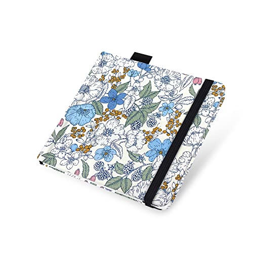 Watercolor Paper Sketchbook,5"x5" 20 Sheets 140lb/300gsm Heavyweight Paper | Adults Artist Small Travel Drawing Journal,Mixed Media Notebook for Painting,Watercolors,Markers,Art Supplies,Blue Pipa - color: 5x5 inch-300gsm-blue pipa flower