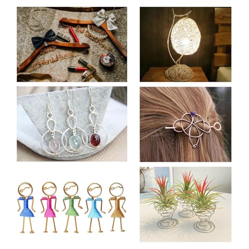 12 Gauge(2mm) Aluminum Wire 35 Yards Anodized Metal Wire for Bonsai Armature Crafting Sculpting Jewelry Craft Making Beading Floral (Pink, 12 Gauge) - color: Pink