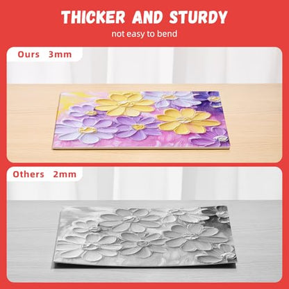 Canvas Boards for Painting 52 Pack 8 x 10 Inch Blank Flat Canvas Panels 100% Cotton Pre-Primed for Acrylic & Oil Paint, Art Supplies for Kids & Adults | Blank 100% Cotton Pre-Primed for Acrylic & Oil, Art Supplies for Kids & Adults - size: 8"x10"- 52 pack
