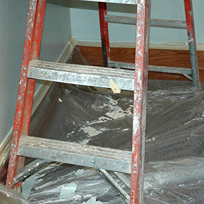 Trimaco SuperTuff 2 mil Plastic Dropcloth, 9-feet x 12-feet - size: 9-feet x 12-feet, style: 2 mil