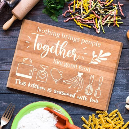 Keluna Kitchen Wall Stencils for Painting - 16 Pcs Reusable Kitchen Crafts Templates Cooking Themed Stencils for Painting on Wood Wall Cupboard Dining Baking Room Restaurant Home Décor - style: kitchen stencil