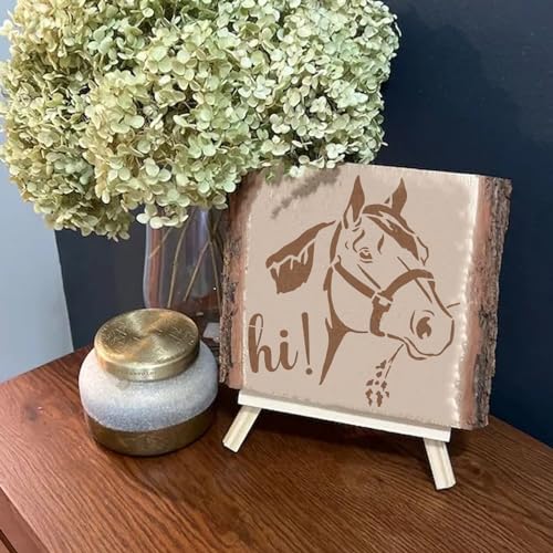15 Piece Farmhouse Stencils - Reusable Farm Animal Stencils Template for Painting on Wood, Furniture, Fabric, Wall & DIY Crafts (Chicken, Cow, Pig, Horse) - style: 15 Farm animal