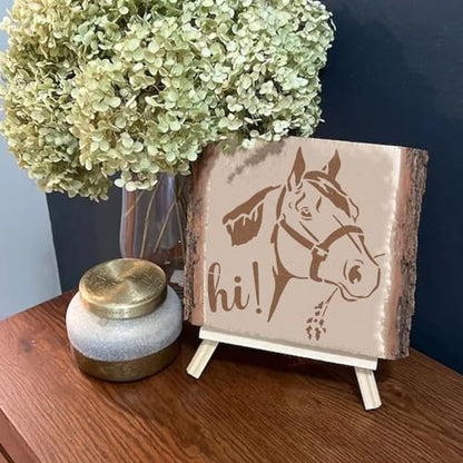 15 Piece Farmhouse Stencils - Reusable Farm Animal Stencils Template for Painting on Wood, Furniture, Fabric, Wall & DIY Crafts (Chicken, Cow, Pig, Horse) - style: 15 Farm animal