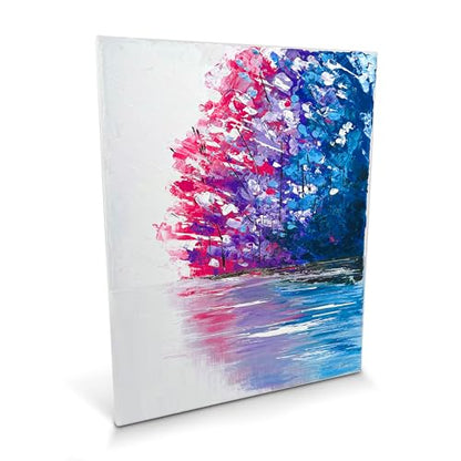 ArtSkills Stretched Canvas for Painting, 8x10 Canvas, 4-Pack Framed | Blank Canvas, Premium Wood Frame, Painting Supplies for Artists - size: 4-Pack 8x10