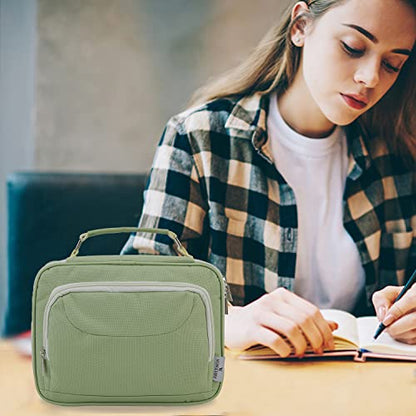 VX VONXURY Large Pencil Case, 54-Slot Colored Pen Pouch 2 Removable Sleeves - color: Light Green