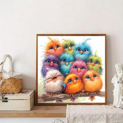 RYMILIE Birds Diamond Art Kits for Adults Diamond Painting Kit 12x16in - color: DP00626