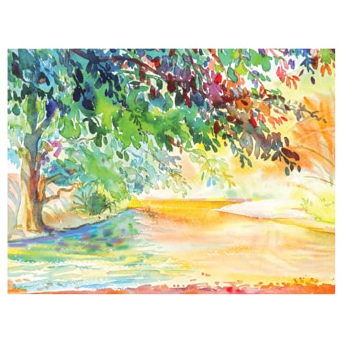 UCREATE 140 lb. Watercolor Paper, White, 12" x 18", 50 Sheets/Pack, 6 Packs | Super Heavyweight, Acid Free, Wet and Mixed Media - size: 12" x 18" (Pack of 6)