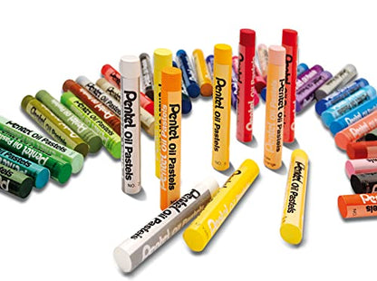 Pentel Oil Pastels - Set 50 - size: 50 Count (Pack of 1)