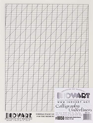 INOVART Calligraphy Underliners, 6-Sheets