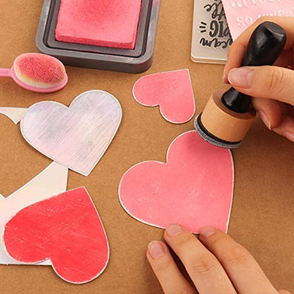 BAOFALI 160 Pieces Mini Ink Blending Tool 80Pcs Round Replacement Foam Pads 80 Pcs Medium-Grit Sandpaper Provides Card Making Embossing Painting Rendering The Ideal Friction to Work on Cardstock - size: 160 Pieces