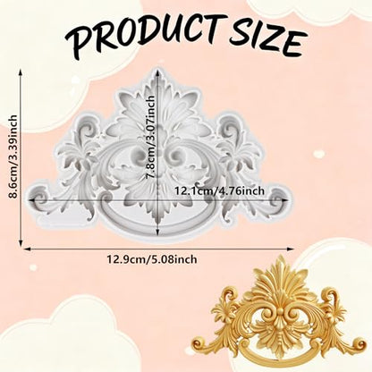 Baroque Style Curlicue Silicone Molds Scroll Lace Polymer Clay Mold | DIY Craft Epoxy Resin Casting Polymer Clay Tools Crafts Air Dry Jewelry Making - color: Style N