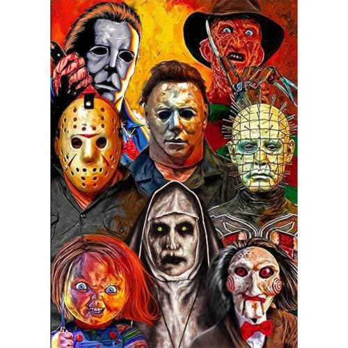 VeGuude Halloween Diamond Art Kits for Adults Home Wall Decor Gift 12x16 in - color: DP04292