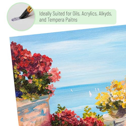 Mr. Pen- Canvas Panels, 2 Pack, 11x14 Inches | Triple Primed for Oil & Acrylic Paints, Canvas Boards for Painting, Painting, Blank Canvas for Painting, 3mm Thickness - size: 11x14 Inches, 2 Pack