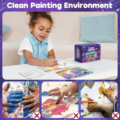 ZIZZ 24Pack Paint with Water Coloring Books for Kids Ages 4-8 Party Favors No-Mess Travel Activity Arts and Crafts Classroom Prizes Birthday Gifts Goodie Bag Stuffers - color: 24PCS-8Style