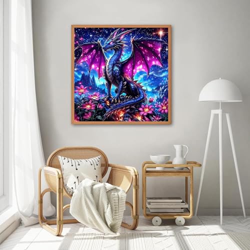 Arttoplus Dragon Diamond Art Kits for Adults Beginner 14x14 inch - color: G9320-US