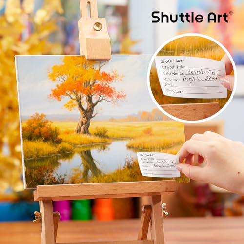 Shuttle Art 36 Pack Canvas for Painting, 5x7 & 8x10 Inch(18 of Each), Primed, 100% Cotton Blank Canvas Boards for Painting, Ideal Art Supplies for Kids Adults Artists Acrylic Oil Painting - size: 36 Pack - 18 of Each 5x7, 8x10 inch