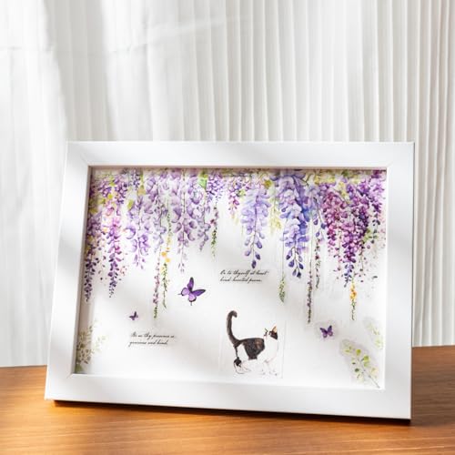 120 Pcs Floral Vine PET Stickers for Scrapbooking | Large cascading botanical designs for journaling, junk journals, collage, planners, card making, and DIY crafts - color: Climbing Blooms