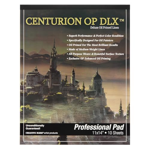 Centurion Deluxe Oil Primed Linen Pad 11"x14" - size: 11 x 14 inches