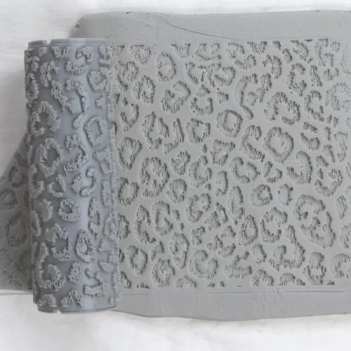 Cheetah Marks Clay Texture Roller 4" for Polymer Clay - color: Cheetah Marks Roller, size: 4 inch