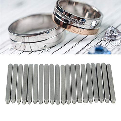 Metal Jewelry Anvil Chisel, Metal Stamping Punch Stamp Curve Set Metal Stamp Anvil Chisel Equipment Kit Jewelry Carving Hand Carved Tools for Jewelry Processing Making Carving(#3)