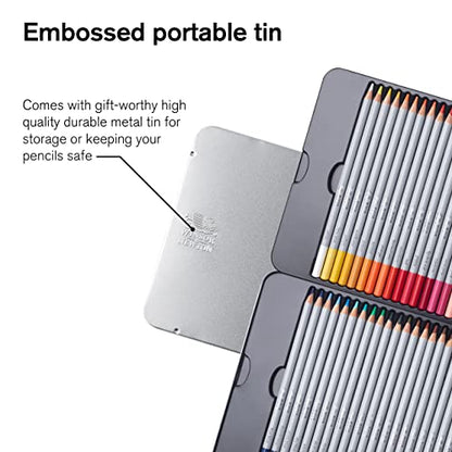 Winsor & Newton Studio Collection, Color Pencils, Set of 48 - style: 48 Color Pencils