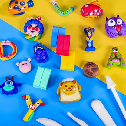 CiaraQ Polymer Clay Kit, Mini Modeling Clay Set - color: 100 Colors