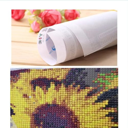 MOMDEDP Diamond Painting Kits for Adults -Forest Bear DIY 5D Diamond Art Kits Full Drill Winter Diamond Dots Paintings with Diamonds Gem Art and Crafts for Beginners Home Decor 12x12inch Animal