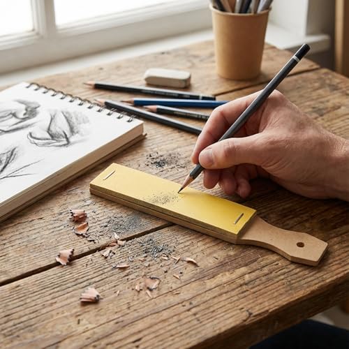 Pencil Sandpaper Sharpener Blocks, 3 PCS Sandpaper Block for Drawing Crayons Charcoal Sharpener Sketch Pencil Sharpeners Lead Pointer Art Drawing Tool for Pastel Sticks for Artist Sketch Beginner