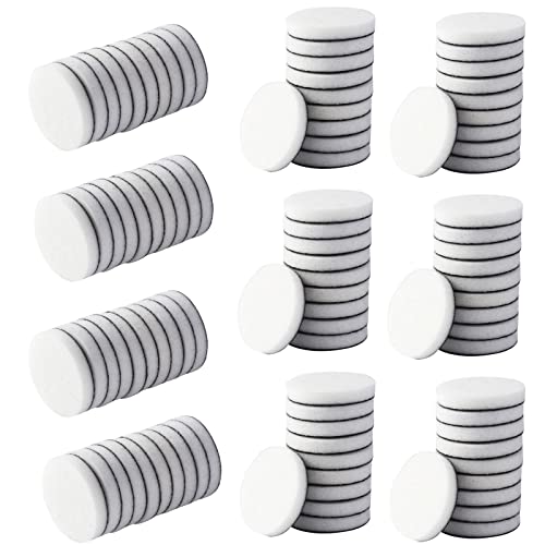 Briartw 100 Pieces Mini Ink Blending Flat Foams, Round Replacement Foam Pads Flat Sponge Foam Refills for Card Making Embossing Painting Rendering - color: 100 PCS Flat Foams
