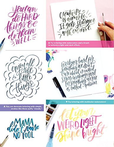 Super Simple Hand Lettering: 20 Traceable Alphabets, Easy Projects, Practice Sheets & More! (Design Originals) Beginner Lettering and Calligraphy Workbook with Tracing Vellum Paper and Step by Step