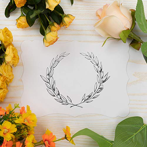 50 Pack Blank Kraft Greeting Cards, White, 4x6IN | Thick Cardstock Paper, For DIY Gift Cards, Menus, Baby Shower Invitations, Wedding Invitations - color: White, size: 4x6IN