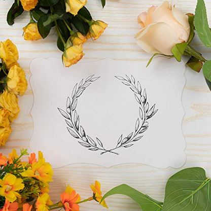 50 Pack Blank Kraft Greeting Cards, White, 4x6IN | Thick Cardstock Paper, For DIY Gift Cards, Menus, Baby Shower Invitations, Wedding Invitations - color: White, size: 4x6IN