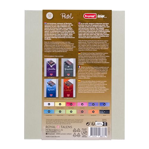 ターレンスジャパン(Talens Japan) Bruynzeel 12 Colors Set of 12 Pastel Pencils