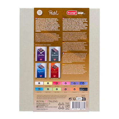 ターレンスジャパン(Talens Japan) Bruynzeel 12 Colors Set of 12 Pastel Pencils