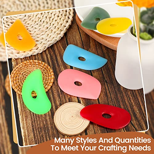 Sherr 21 Pcs Pottery Ribs for Pottery Tools,Bright Color,Classic Style - color: Bright Color, style: Classic Style