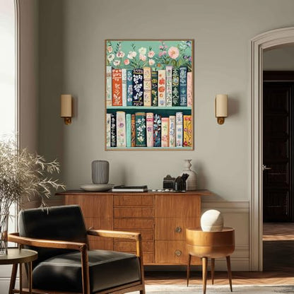Paint by Numbers Kit for Adults Book, Paint by Number Kits for Adults 16x20 - color: Bookshelf (16x20 in)