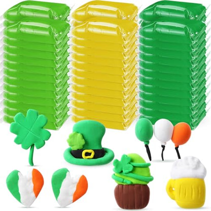 VioraWhite 72 Pcs 38oz Air Dry Clay Bulk Modeling Clay,Green and Yellow - color: Green and Yellow