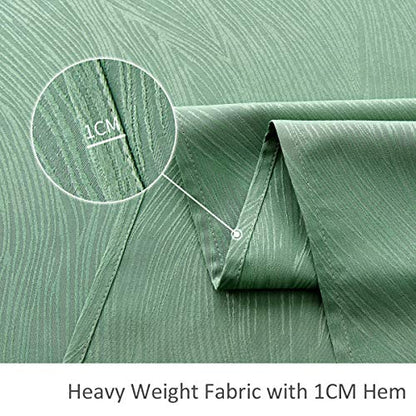 maxmill Jacquard Tablecloth Swirl Design Water Resistance Antiwrinkle Heavy Weight Soft Table Cloth for Buffet Banquet Parties Event Holiday Dinner Square 52 x 52 Inch Sage Green - color: Sage Green, size: 52" x 52" (Square)