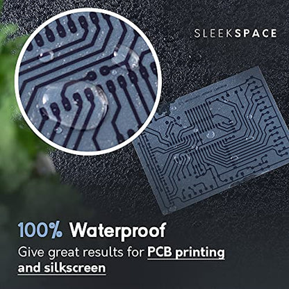 Milky Transparency Film for Inkjet Printers, Screen Printing | 100% Waterproof, Anti-curl, Anti-static | High Ink Density, Quick Dry Ink | For Silk Screen, Offset, T-Shirts | 190 +/-5 psm - size: 8.5*11 inch
