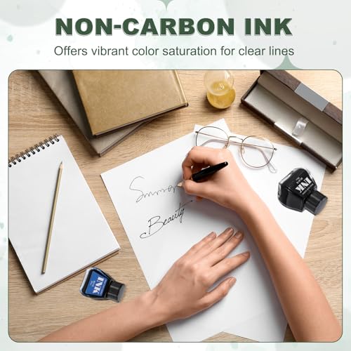 PATIKIL Fountain Pen Ink Dirt Yellow, 30ml Calligraphy Pen Bottled Ink Non-Carbon Colorful Smooth Flow Color Dip Drawing Set Art Supplies for Writing Painting Journaling - color: Dirt Yellow