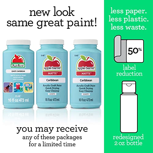 Apple Barrel, Fuchsia Acrylic Paint in Assorted Colors (16 Ounce), 21122, 16 Fl Oz (Pack of 2) - color: Fuchsia, size: 16 Fl Oz (Pack of 2)
