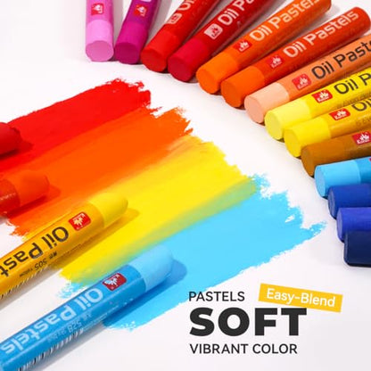 LIGHTWISH 26 Oil Pastels for Drawing - Soft Oil Pastel Art Set for Artists