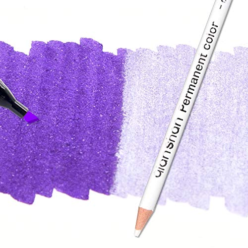 2 Pcs White Sketch Charcoal Pencils -Professional Hight Quality Sketch Highlight White Charcoal Wooden Pencils for Artist Drawing, Sketching, Blending - color: 2 white charcoal