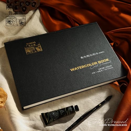 rubens Watercolor Paper Block, 7.6 x10.6 in Cold Pressed Watercolor Papers - size: 16K-Cold Pressed