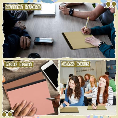 Lincia 6 Pcs Legal Pads Landscape Notebook, Stylish Color - color: Stylish Color